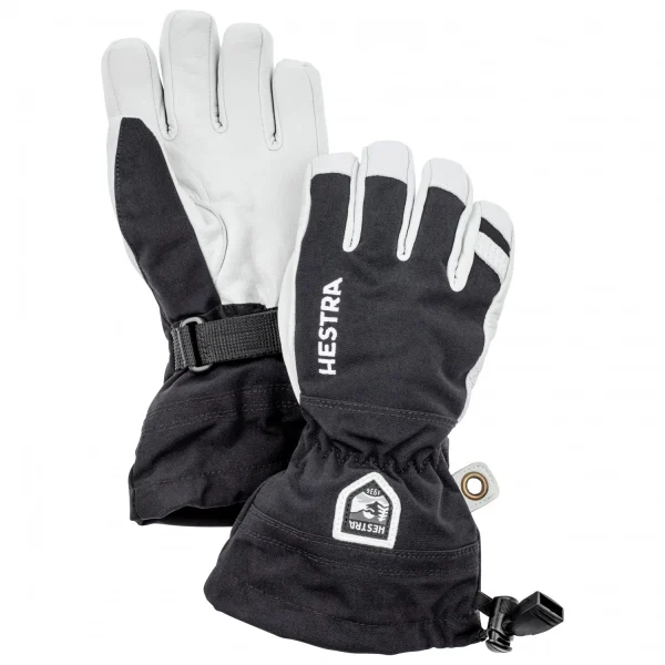 Factory Preis Hestra – Kid’s Army Leather Heli Ski 5 Finger – Gants 3